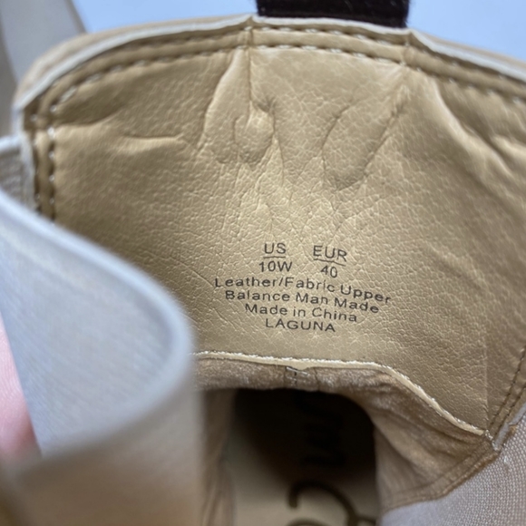 Sam Edelman Laguna Tan Leather Lug Sole Chelsea Boot 10W - Picture 2 of 12